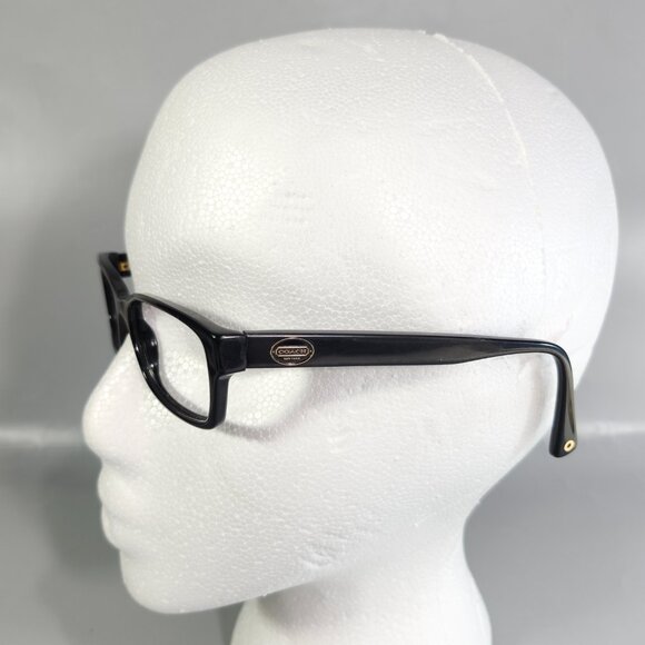 Coach Eyeglasses HC 6040 Brooklyn Frame Only 5002 Black Rectangle 50 16 135 - Picture 5 of 16